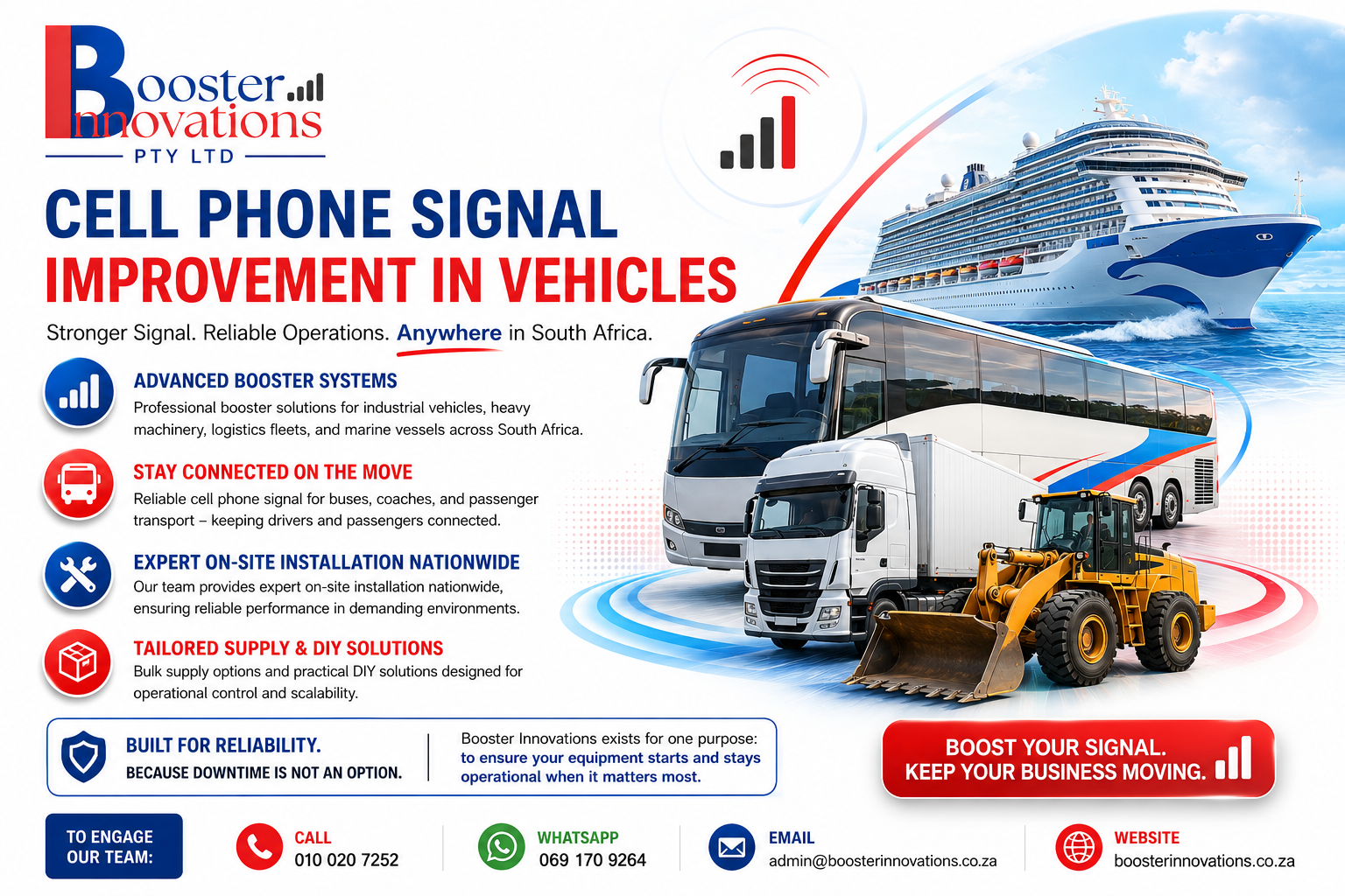 Vehicle Cell Phone Signal Solutions